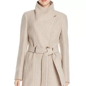 Calvin Klein toggle wrap coat - oatmeal, Petite xs